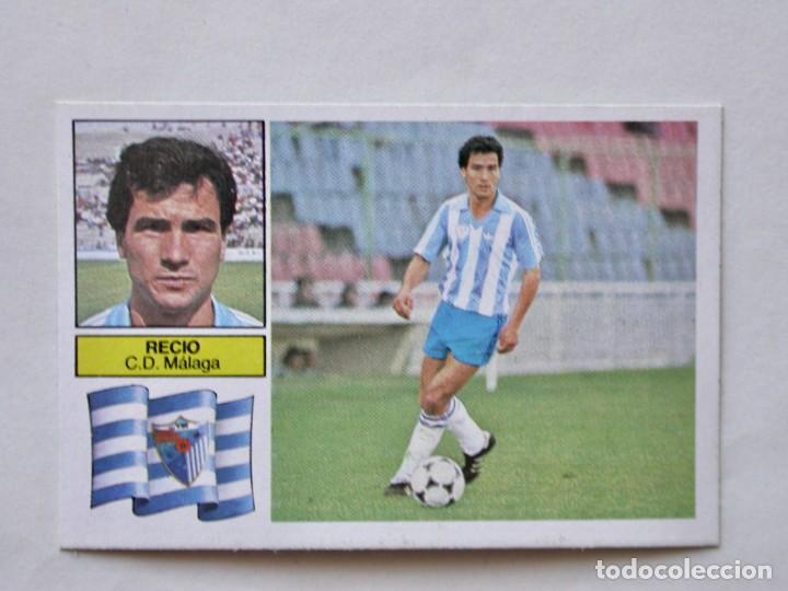 Cromos de f&uacute;tbol: RECIO DEL M&Aacute;LAGA DE EDICIONES ESTE 82-83, DESPEGADO (C) - Foto 1