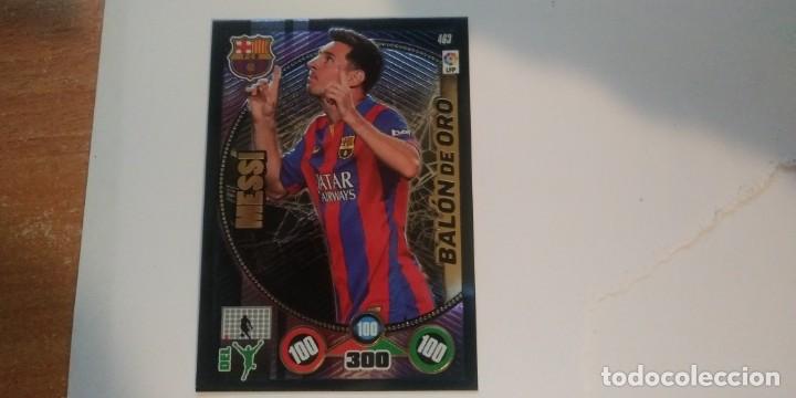 Cromos de f&uacute;tbol: Balon de oro Adrenalyn 2014-15 Messi - Foto 1