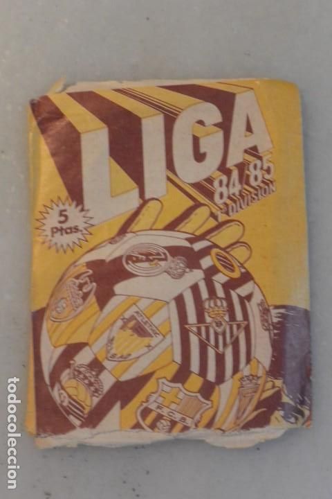 Cartes &agrave; collectionner de Football: SOBRE CROMOS ABIERTO CAMPEONATO NACIONAL FUTBOL liga 84/85. Este