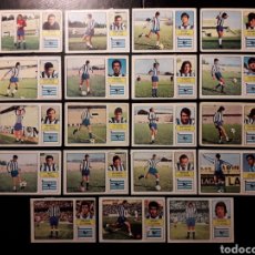 Cromos de Fútbol: 19 CROMOS MÁLAGA FHER 1973-1974 73-74. 10 DESPEGADOS Y 9 SIN PEGAR. EQUIPO COMPLETO + 3 FICHAJES.