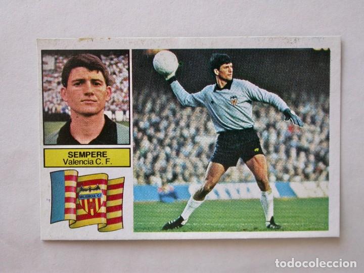 Cromos de f&uacute;tbol: SEMPERE DEL VALENCIA DE EDICIONES ESTE 82-83, DESPEGADO (C) - Foto 1