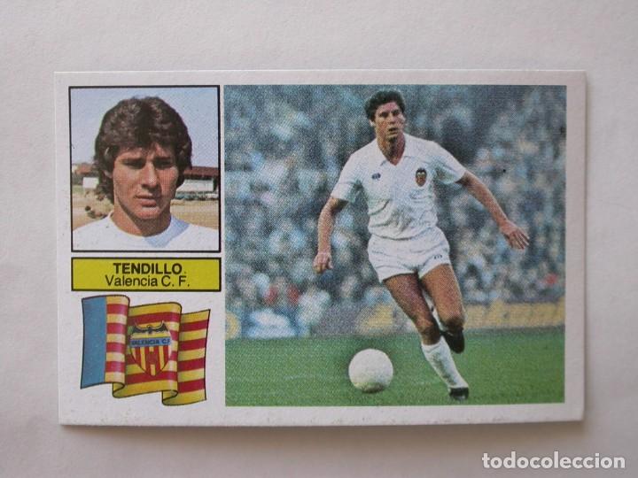 Cromos de f&uacute;tbol: TENDILLO DEL VALENCIA DE EDICIONES ESTE 82-83, DESPEGADO (C) - Foto 1