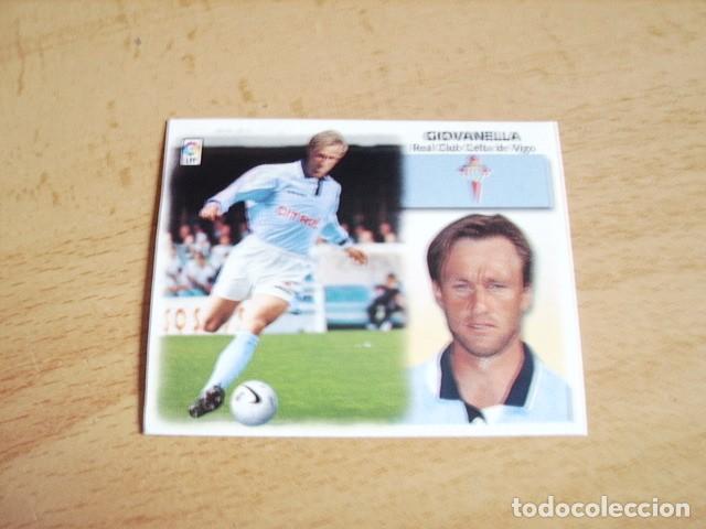Cromos de f&uacute;tbol: ESTE 99-00 COLOCA GIOVANELLA CELTA NUNCA PEGADO - Foto 1