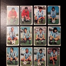 Cromos de Fútbol: 16 CROMOS MÁLAGA ESTE 1976-1977 76-77. DESPEGADOS. VER FOTOS DE FRONTAL Y TRASERA