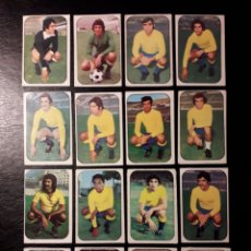 Cromos de Fútbol: 16 CROMOS LAS PALMAS ESTE 1976-1977 76-77. DESPEGADOS. VER FOTOS DE FRONTAL Y TRASERA