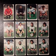 Cromos de Fútbol: 16 CROMOS RACING DE SANTANDER ESTE 1976-1977 76-77. DESPEGADOS. VER FOTOS DE FRONTAL Y TRASERA