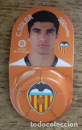 Cromos de Futebol: CARLOS SOLER VALENCIA CF GREFUCHAPA GREFULIGA GREFUSA 2018 2019 18 19