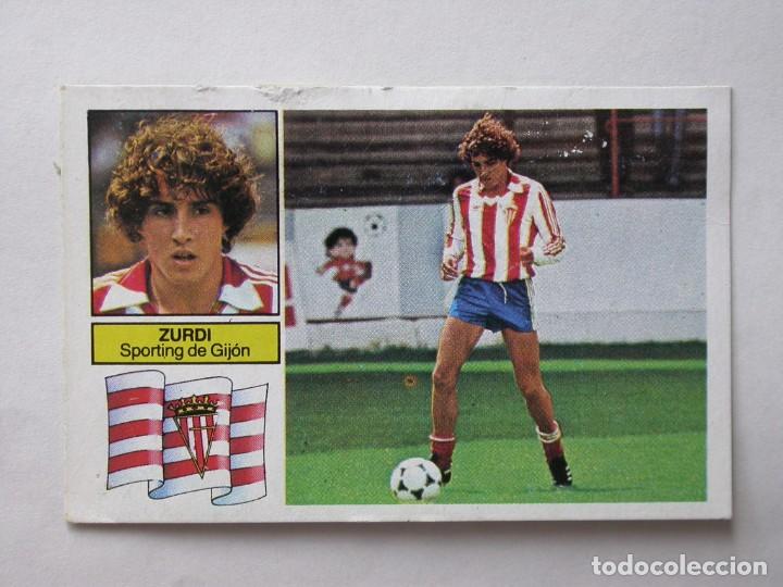 Cromos de f&uacute;tbol: ZURDI COLOCA DEL SPORTING DE EDICIONES ESTE 82-83, DESPEGADO (C) - Foto 1