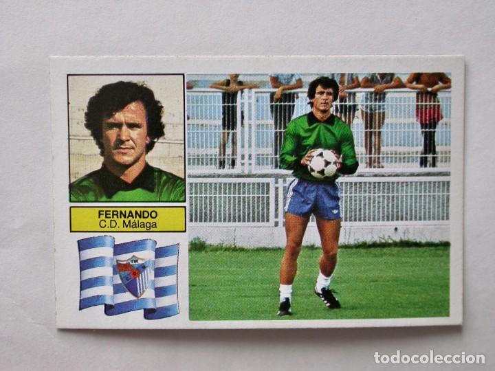 Cromos de f&uacute;tbol: FERNANDO COLOCA DEL M&Aacute;LAGA DE EDICIONES ESTE 82-83, NUNCA PEGADO (C) - Foto 1