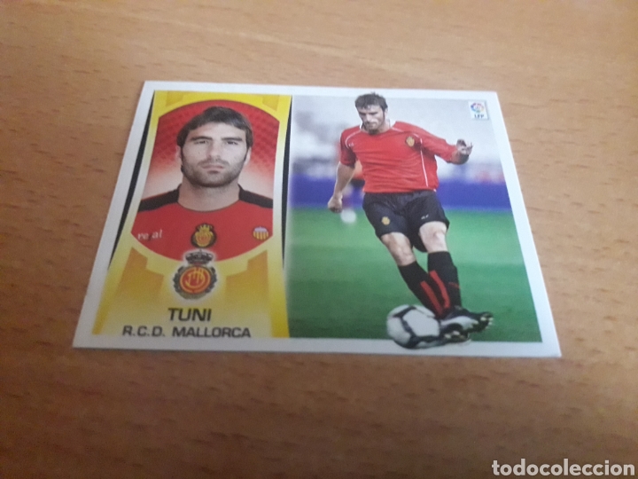 Fu&szlig;ball-Sticker: Tuni coloca Mallorca liga este 2009 2010 09 10 nuevo