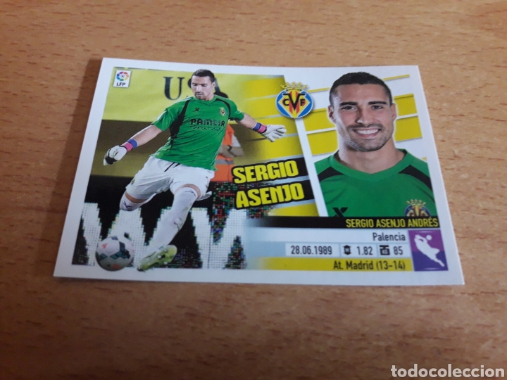 Cartes &agrave; collectionner de Football: Sergio Asenjo coloca Villarreal liga 2013 2014 13 14 ediciones este