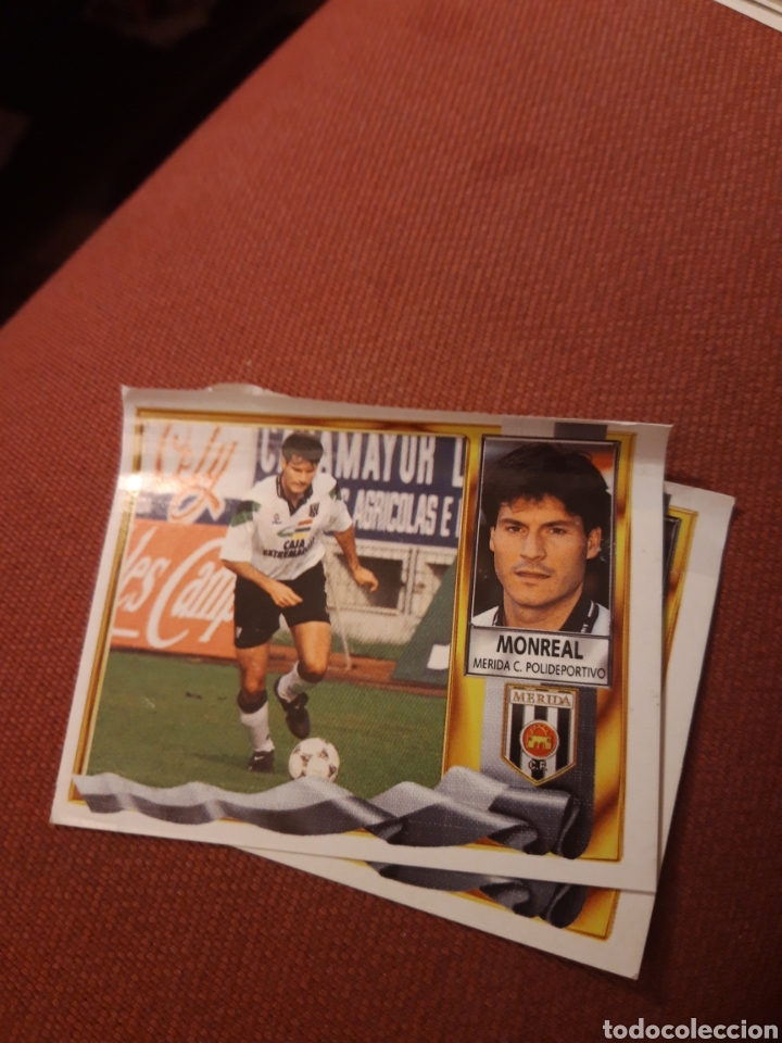 Cromos de f&uacute;tbol: Este 95 96 1995 1996 Monreal M&eacute;rida ventanilla - Foto 1