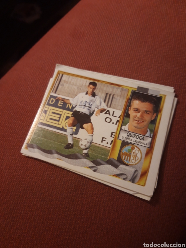 Cromos de f&uacute;tbol: Este 95 96 1995 1996 ventanilla salamanca quiroga - Foto 1