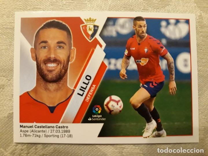 Cromos de f&uacute;tbol: 7B LILLO - OSASUNA - EDICIONES ESTE LIGA 2019-20 - Foto 1