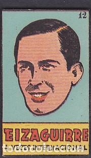 Cromos de Futebol: CROMO FUTBOL EDITORIAL BRUGUERA CROMOS CULTURA EIZAGUIRRE
