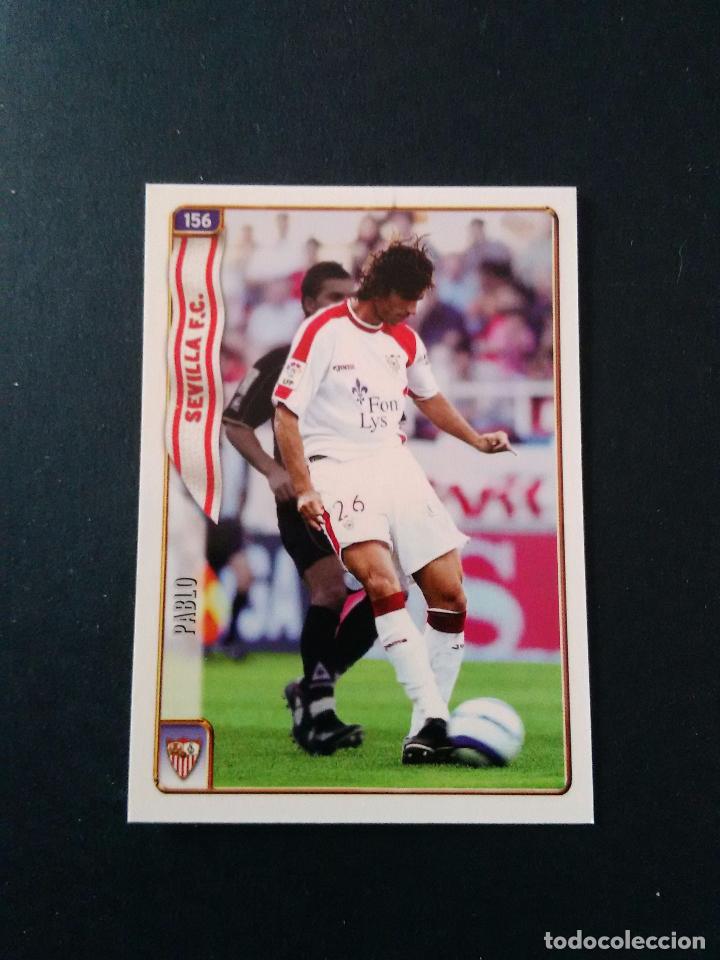 Cartes &agrave; collectionner de Football: N&ordm; 156 PABLO SEVILLA - CROMO FUTBOL FICHAS LIGA 2004-2005 MUNDICROMO 04-05