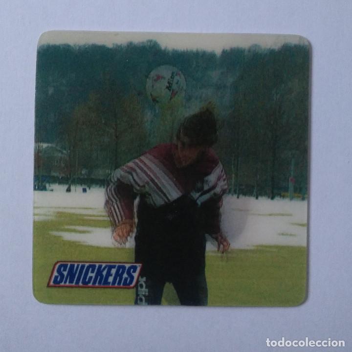 Football Stickers: Snickers movimiento lenticular Virtual Video Collection futbol liga inglesa football david ginola