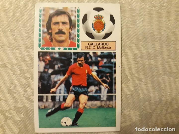 Cromos de f&uacute;tbol: GALLARDO DEL MALLORCA NUNCA PEGADO DE EDICIONES ESTE 83-84 - Foto 1