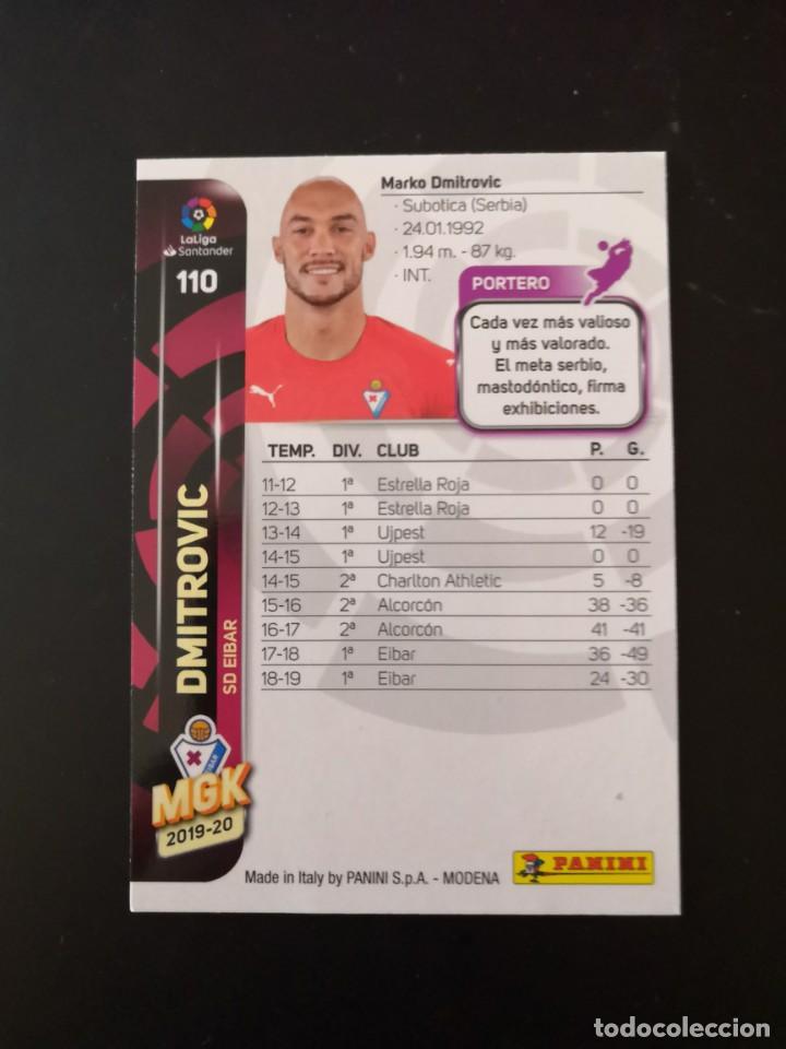 Cromos de f&uacute;tbol: Megacracks 2019/20 - 110 Dmitrovic - SD Eibar - Foto 2