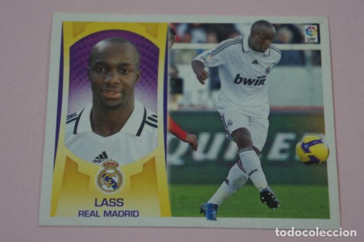 Cromos de f&uacute;tbol: CROMO DE F&Uacute;TBOL LASS DEL REAL MADRID C.F. SIN PEGAR LIGA ESTE 2009-2010/09-10