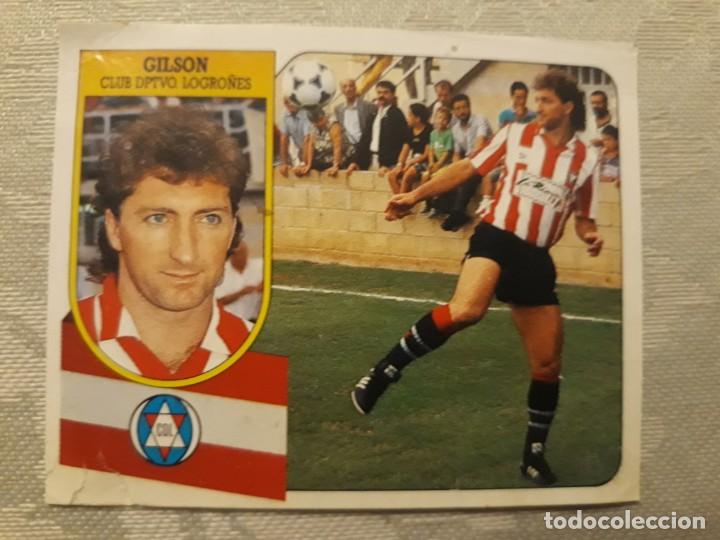 Cromos de f&uacute;tbol: BAJA GILSON LOGRO&Ntilde;ES EDICIONES ESTE 1991 1992 91 92 - Foto 1