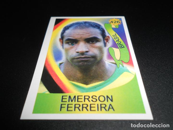 Fu&szlig;ball-Sticker: 426 EMERSON FERREIRA BRASIL STICKER FIFA WORLD CUP GERMANY 2006 MUNDIAL ALEMANIA REYAUCA