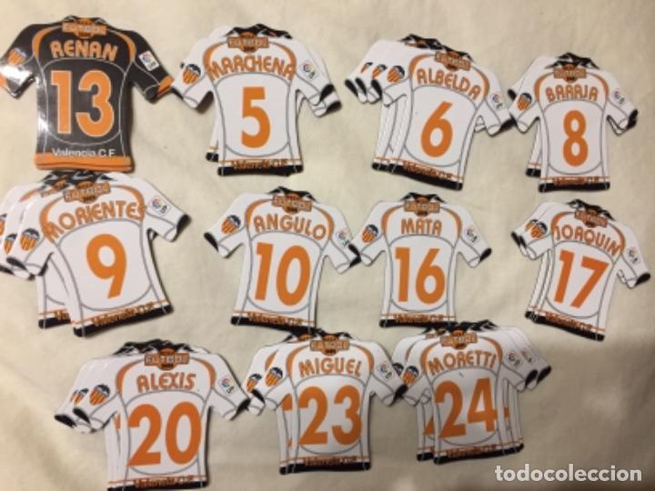 Cromos de Futebol: Lote 11 camisetas iman mega f&uacute;tbol 2009