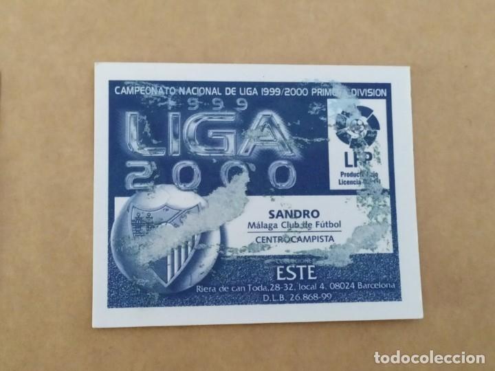 Cromos de f&uacute;tbol: SANDRO MALAGA 99 00 1999 2000 ESTE - Foto 2