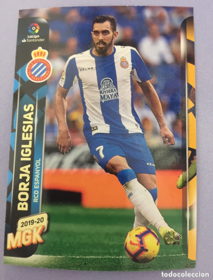 Cartes &agrave; collectionner de Football: 125 BORJA IGLESIAS ( Baja Espanyol). Megacracks 2019-2020 19-20