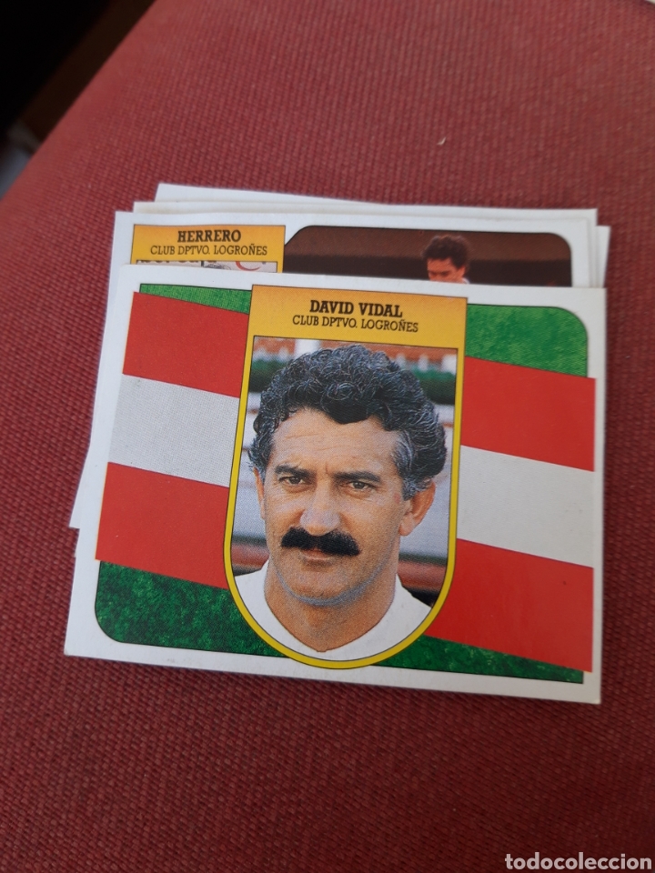 Figurine di Calcio: Este 91 92 1991 1992 despegado Logro&ntilde;&eacute;s Vidal