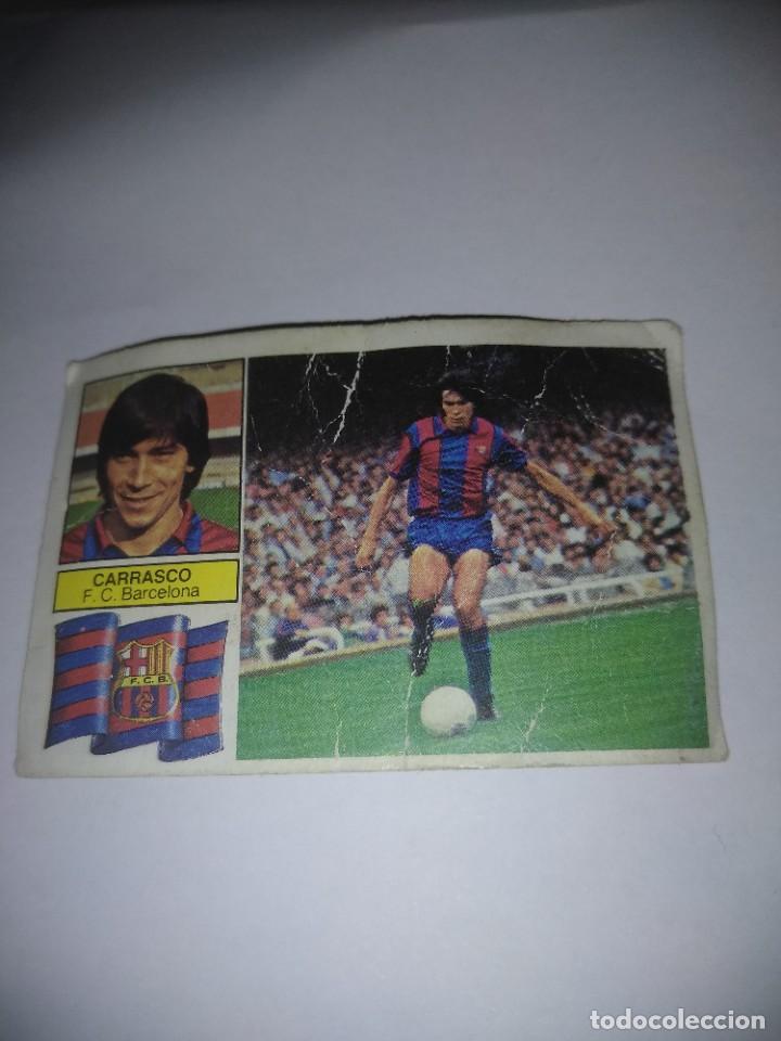 Cromos de F&uacute;tbol: Cromo futbol Carrasco FC Barcelona, liga 82/83