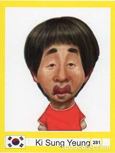 Cromos de F&uacute;tbol: Futbol World Cup Russia 2018 Golazo Cartoon Sticker Peru Ki Sung Yueung Newcastle Unite