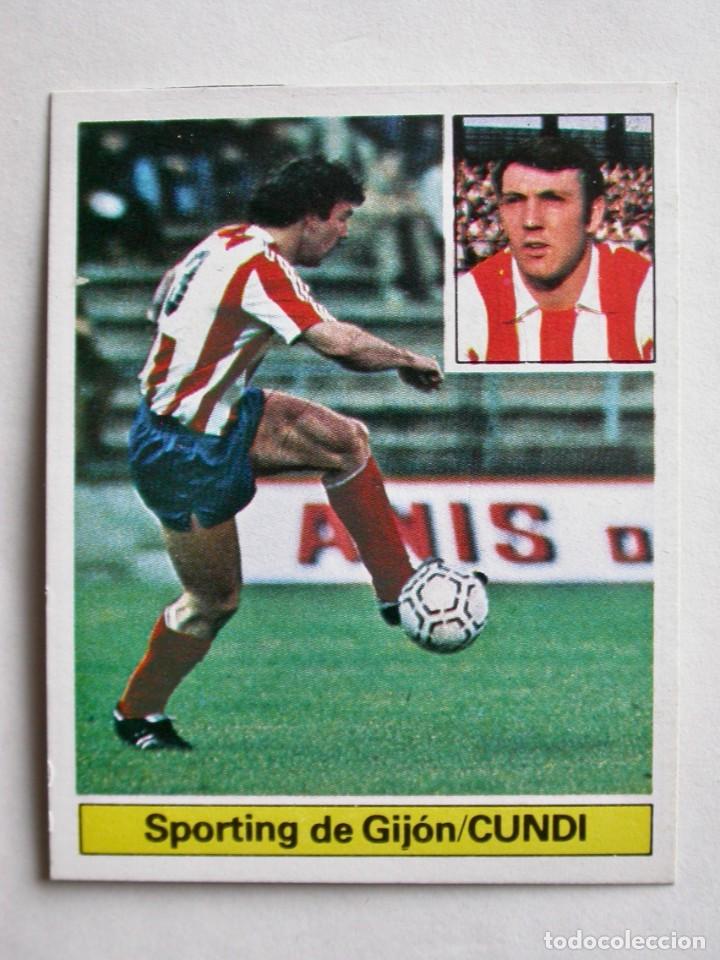 Cromos de f&uacute;tbol: CUNDI DEL SPORTING DE EDICIONES ESTE 81-82, DESPEGADO - Foto 1