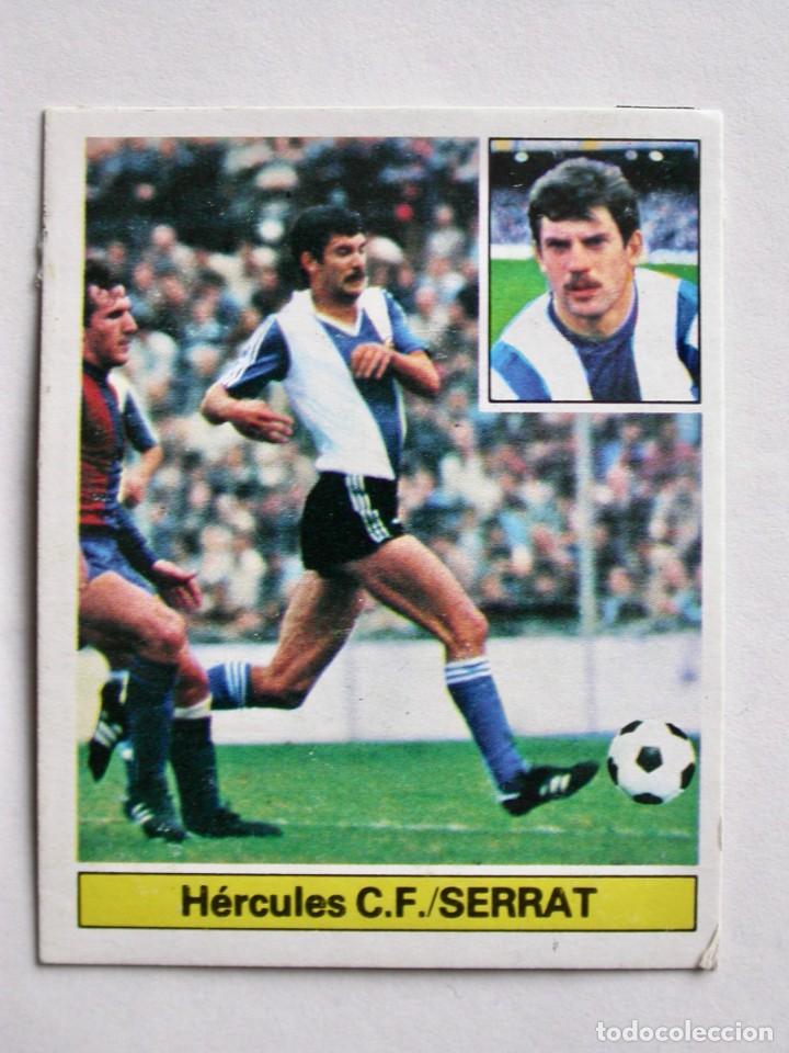 Cromos de f&uacute;tbol: SERRAT DEL H&Eacute;RCULES DE EDICIONES ESTE 81-82, DESPEGADO - Foto 1