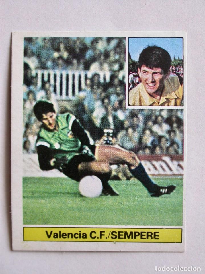 Cromos de f&uacute;tbol: SEMPERE DEL VALENCIA DE EDICIONES ESTE 81-82, DESPEGADO - Foto 1