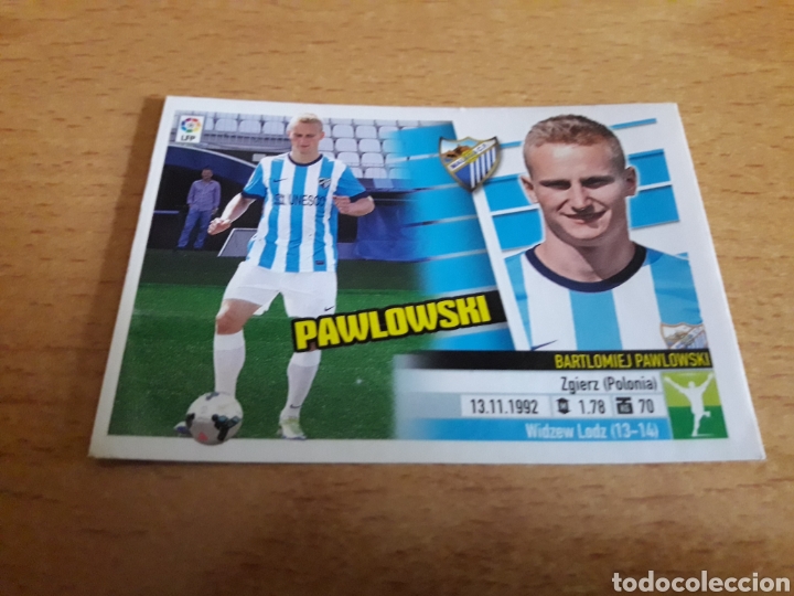 Cartes &agrave; collectionner de Football: Pawlowski coloca M&aacute;laga liga 2013 2014 13 14 ediciones este