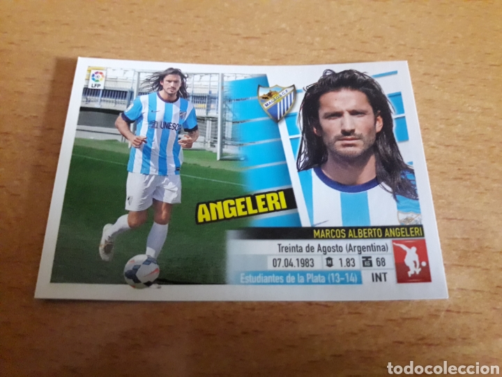 Cartes &agrave; collectionner de Football: Angeleri coloca M&aacute;laga liga 2013 2014 13 14 ediciones este