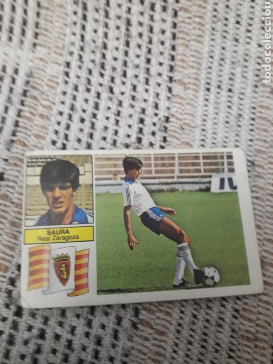 Figurine di Calcio: Saura coloca Real Zaragoza liga este 82 83 1982 1983 ediciones este