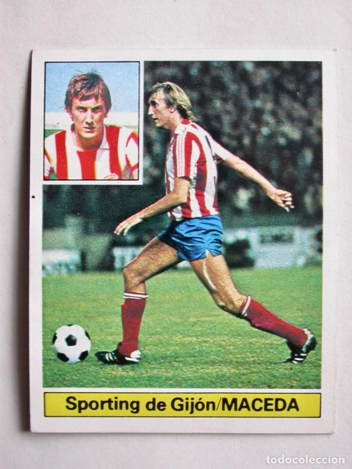 Cromos de f&uacute;tbol: MACEDA DEL SPORTING DE EDICIONES ESTE 81-82, NUNCA PEGADO (C) - Foto 1