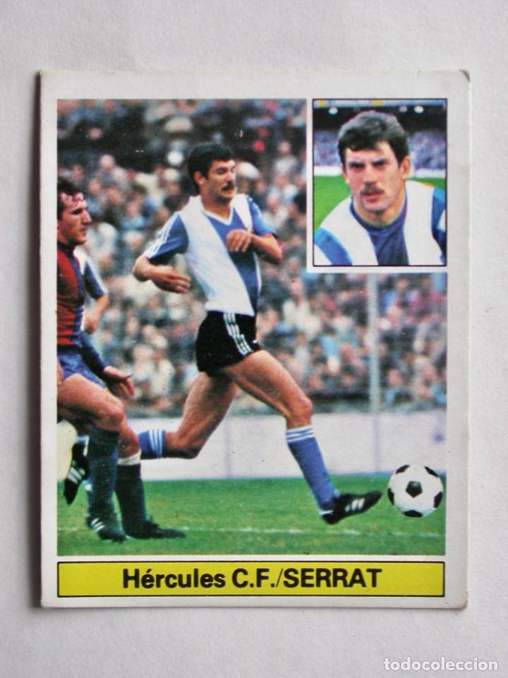 Cromos de f&uacute;tbol: SERRAT DEL H&Eacute;RCULES DE EDICIONES ESTE 81-82, NUNCA PEGADO (C) - Foto 1