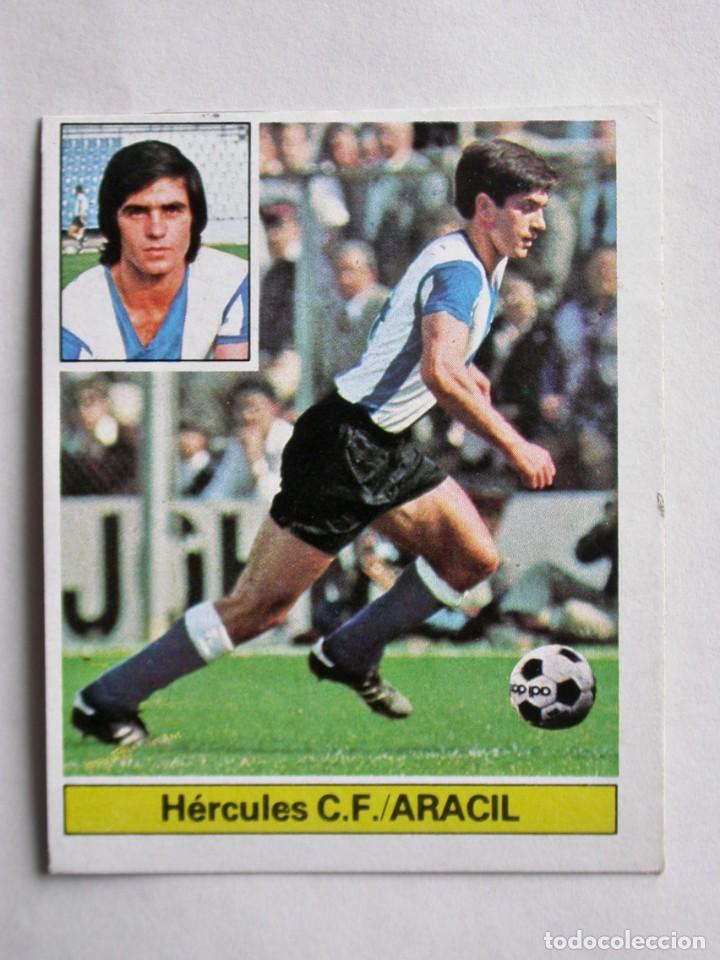 Cromos de f&uacute;tbol: ARACIL DEL H&Eacute;RCULES DE EDICIONES ESTE 81-82, DESPEGADO (C) - Foto 1