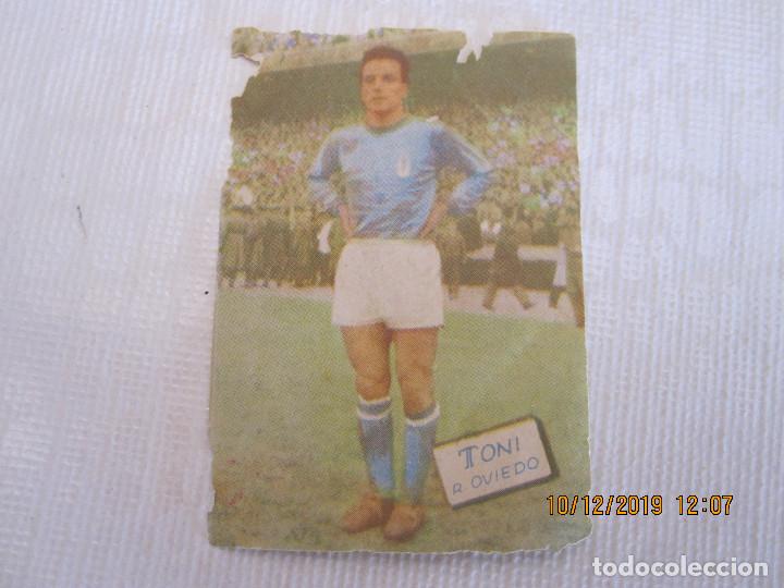 Fu&szlig;ball-Sticker: CROMO DE FUTBOL EDICIONES FHER TEMPORADA 1960 1961 60 61 TONI DEL R OVIEDO