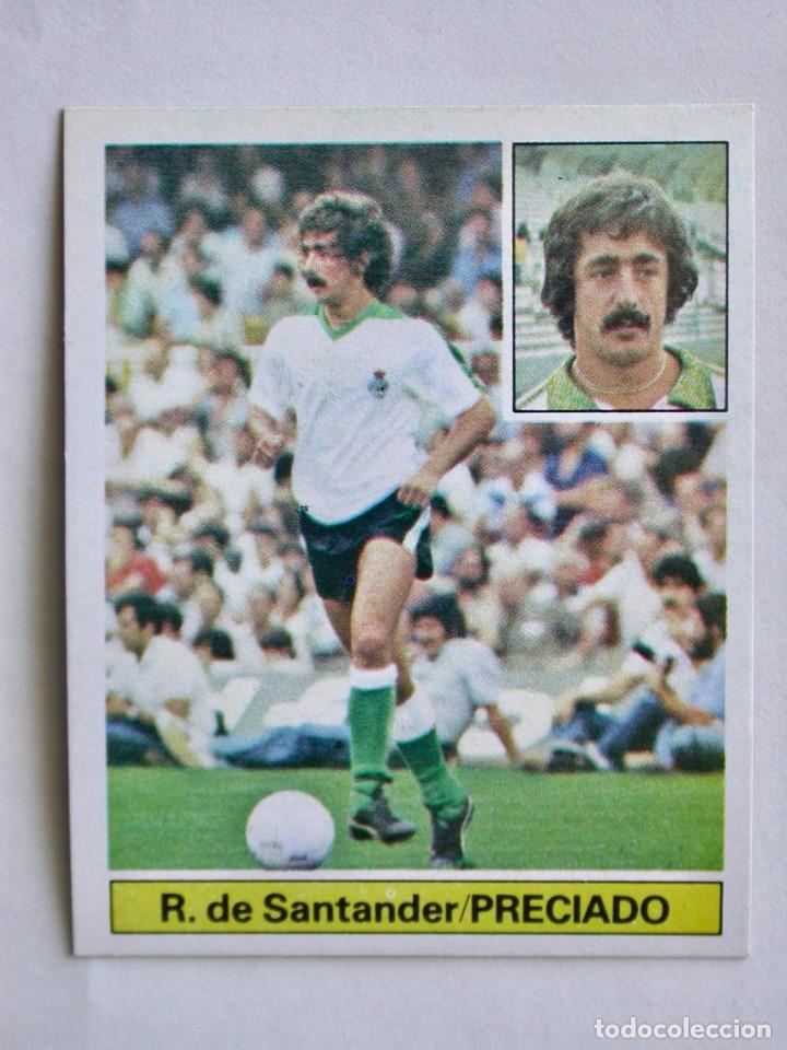 Cromos de f&uacute;tbol: PRECIADO DEL RACING DE EDICIONES ESTE 81-82, NUNCA PEGADO (C) - Foto 1