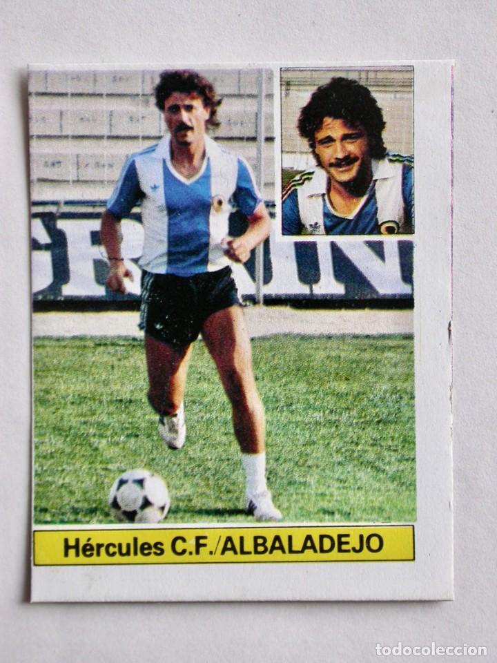 Cromos de f&uacute;tbol: ALBALADEJO COLOCA DEL H&Eacute;RCULES DE EDICIONES ESTE 81-82, DESPEGADO (C) - Foto 1