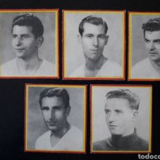 Cromos de Fútbol: 5 CROMOS VALENCIA CF. 1942-1943 42-43 ENCICLOPEDIA CULTURAL CHICOS 4 DESPEGADOS Y 1 SIN PEGAR FOTOS