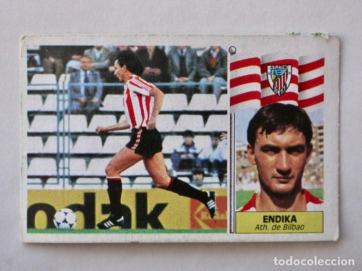 Cromos de f&uacute;tbol: ENDIKA DEL ATH. BILBAO DE EDICIONES ESTE 86-87, DESPEGADO - Foto 1