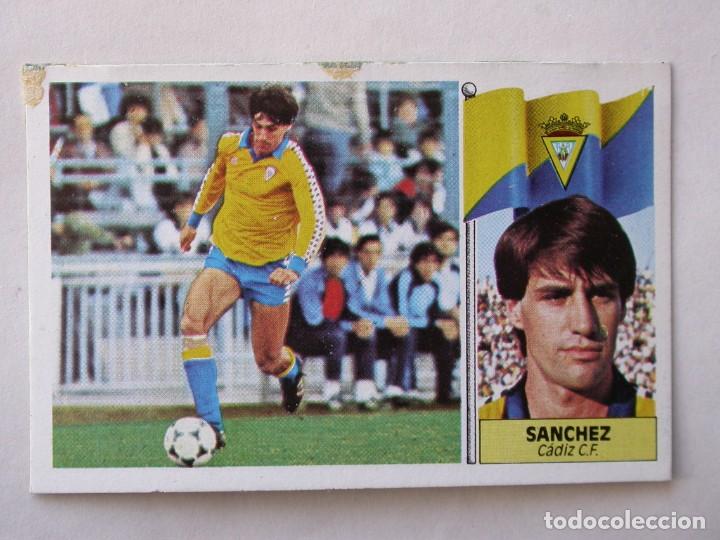 Cromos de f&uacute;tbol: S&Aacute;NCHEZ DEL C&Aacute;DIZ DE EDICIONES ESTE 86-87, DESPEGADO - Foto 1