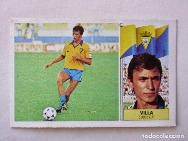 Cromos de f&uacute;tbol: VILLA DEL C&Aacute;DIZ DE EDICIONES ESTE 86-87, DESPEGADO - Foto 1