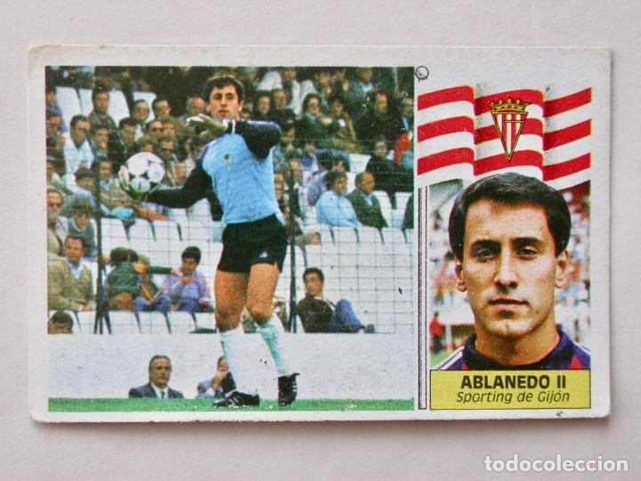 Cromos de f&uacute;tbol: ABLANEDO II DEL SPORTING DE EDICIONES ESTE 86-87, DESPEGADO - Foto 1