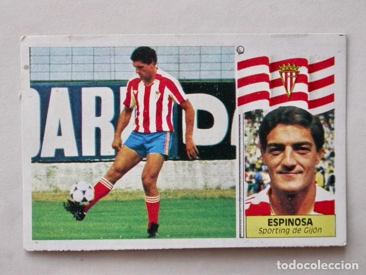 Cromos de f&uacute;tbol: ESPINOSA DEL SPORTING DE EDICIONES ESTE 86-87, DESPEGADO - Foto 1